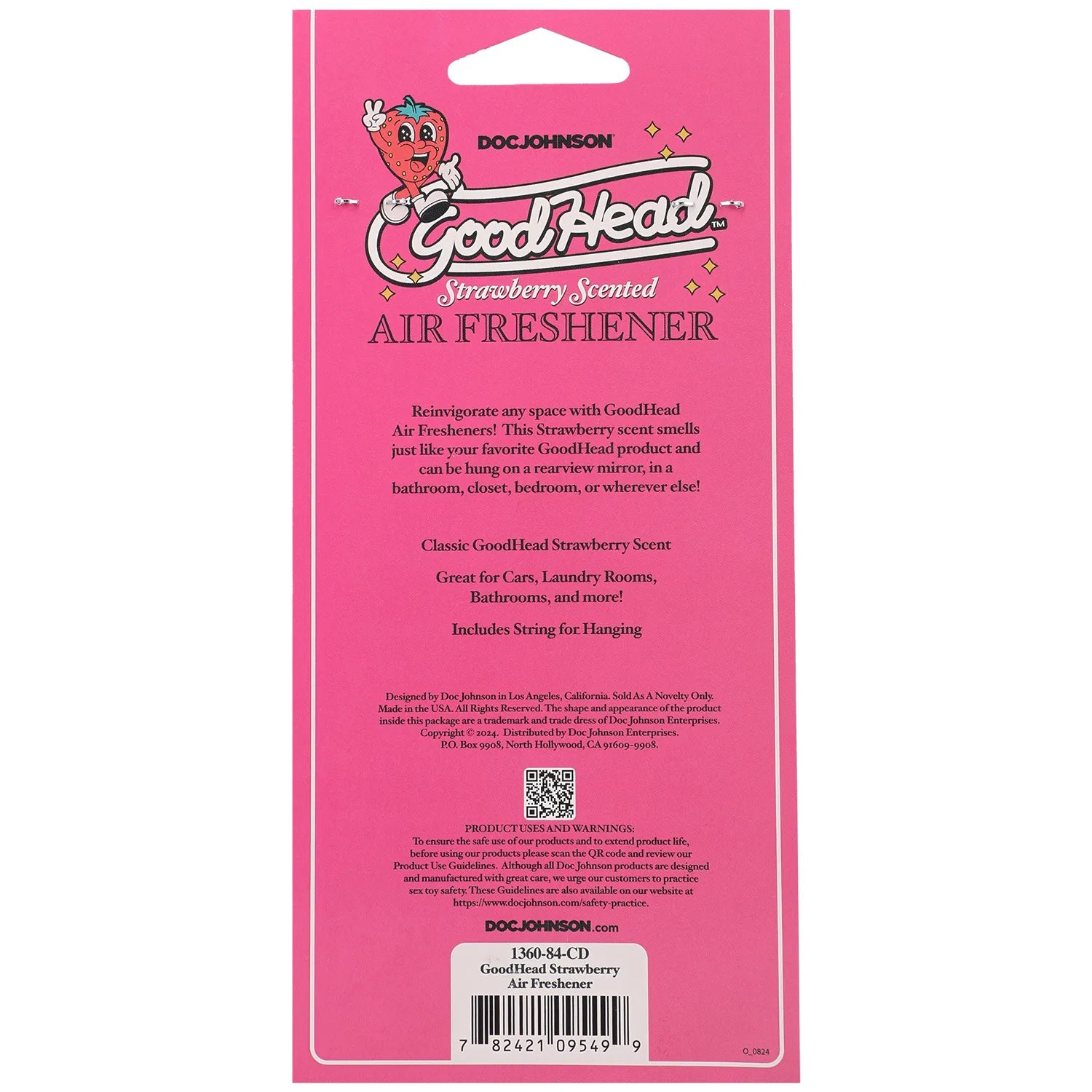 Goodhead Strawberry Scented Air Freshener – Hanging Air Freshener > Novelties > Air Fresheners