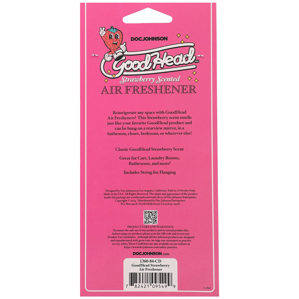 Goodhead Strawberry Scented Air Freshener – Hanging Air Freshener > Novelties > Air Fresheners