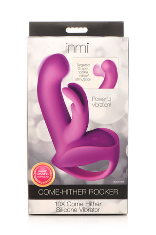 Come Hither Silicone Rabbit Vibrator for Clitoral and G-Spot VIBRATORS-RABBIT-MULTI