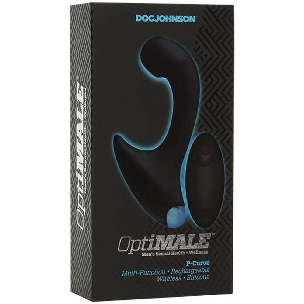 OptiMALE P-Massager Prostate Vibrator with Wireless Remote Control Prostate Tools