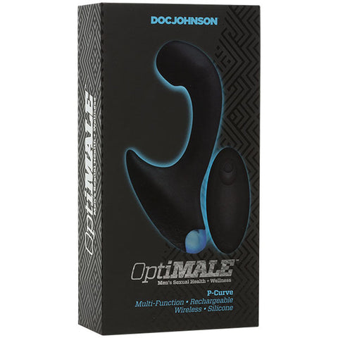 OptiMALE P-Massager Prostate Vibrator with Wireless Remote Control Prostate Tools
