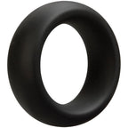 Optimale 35mm Thick Silicone Cock Ring Black > Cock Ring > Single