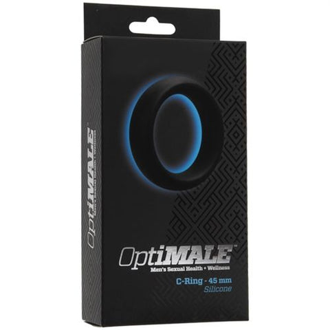 Optimale Thick 45mm Silicone Cock Ring Black for Men Pleasure COCK RINGS