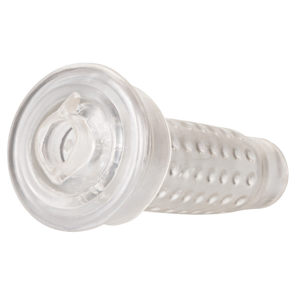 Optimum Series Realistic Stroker Pump Sleeve Pussy 6 Inch > Sex Toys For Men > Masturbators > Manual