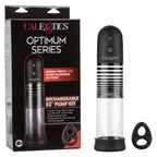 Optimum Series EZ Pump Kit with Ultra-Soft Dual Silicone Ring, Black and Clear > Pumps > Penis Pumps Electric