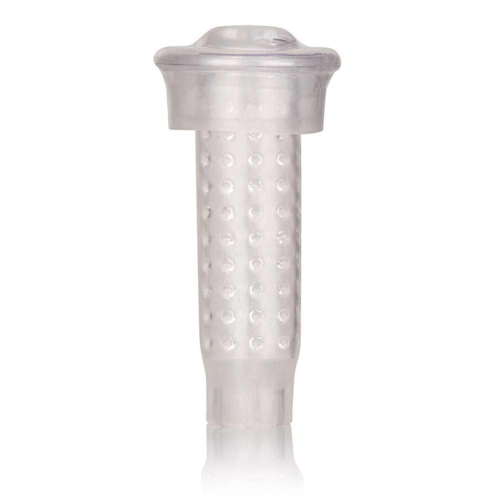Optimum Series Stroker Pump Sleeve Mouth Transparent Medium Size > Sex Toys For Men > Masturbators > Manual