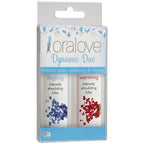 Oral Love Dynamic Duo Warming and Tingling Intimacy Lubricants > Lube > Water Based