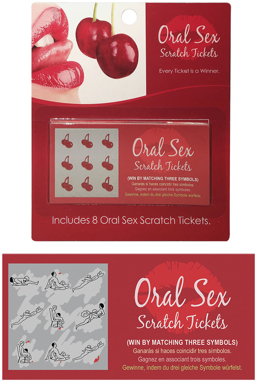 Oral Sex Scratch Tickets Erotic Game > Novelties > Gag Gifts Main image
