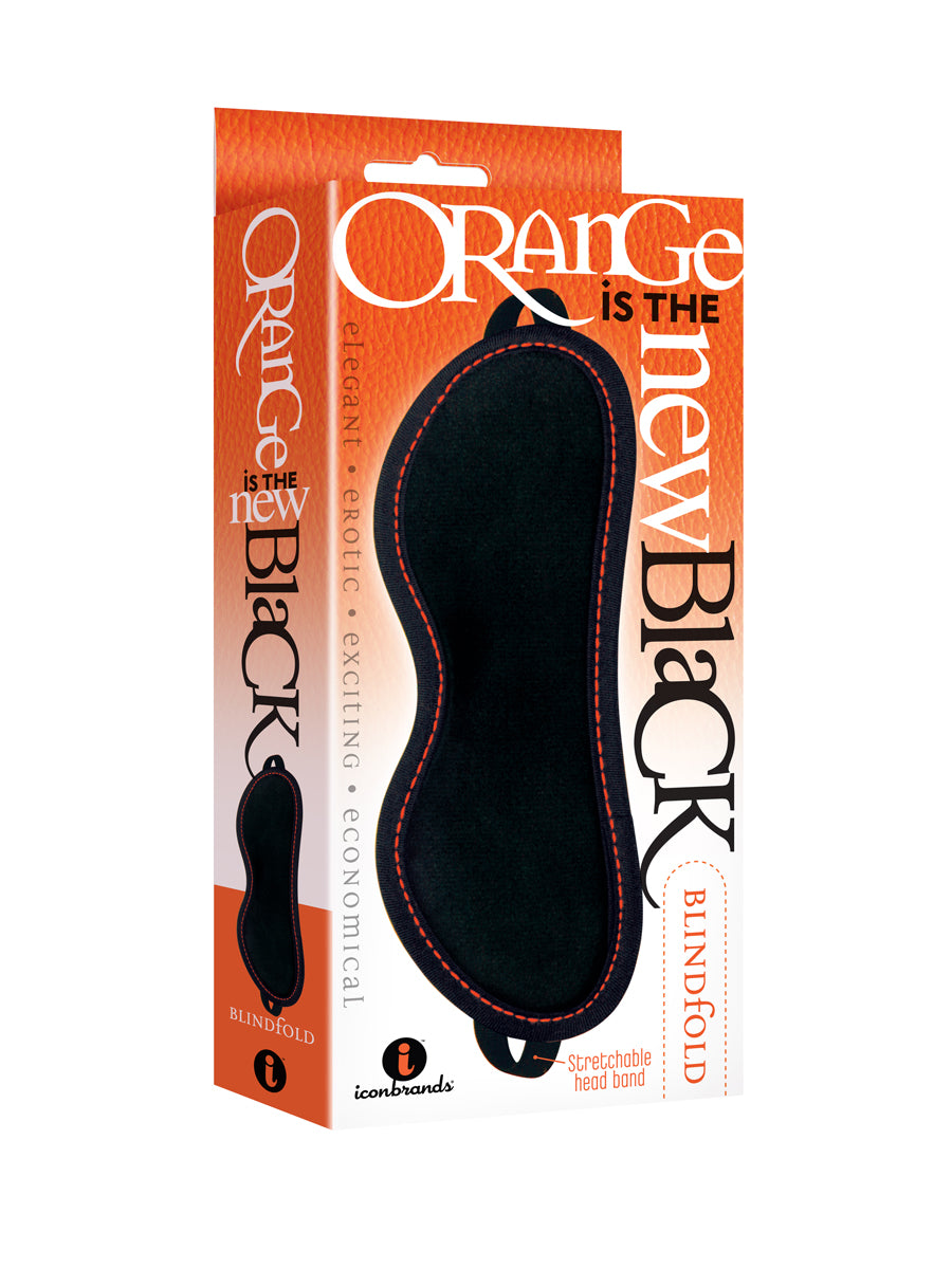Orange Is The New Black Leatherette Blindfold – Black Comfort BDSM Accessory > Bondage Gear > Blindfolds