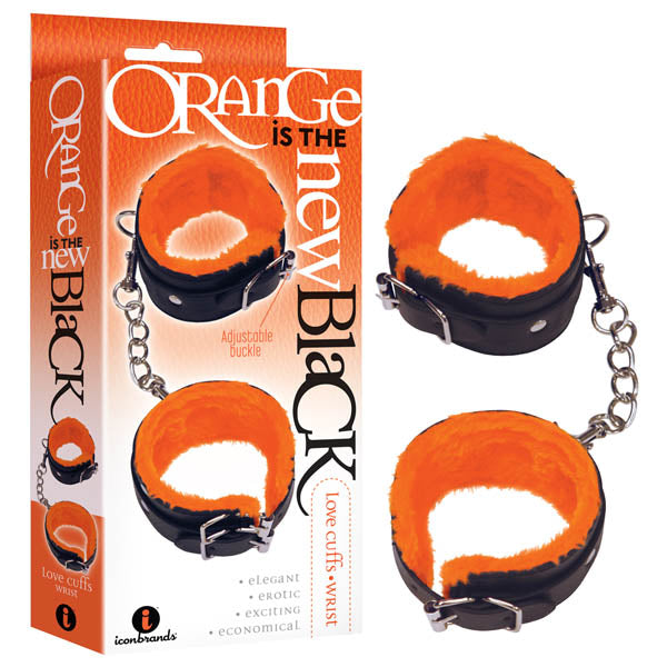Orange Is The New Black Love Cuffs (Black) – Fluffy Wrist Restraints > Bondage Gear > Handcuffs Main image
