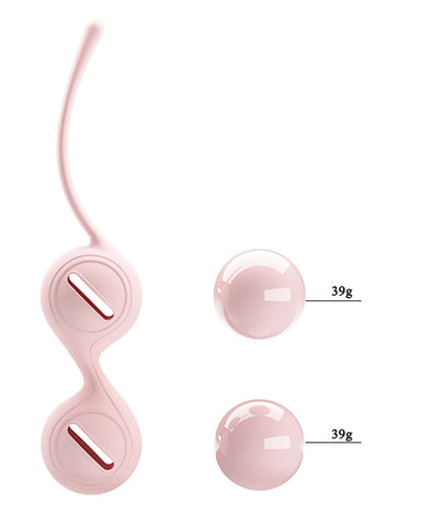 Pretty Love Silicone Kegel Balls for Pelvic Tightening Pink > Sex Toys For Ladies > Kegel Exercise