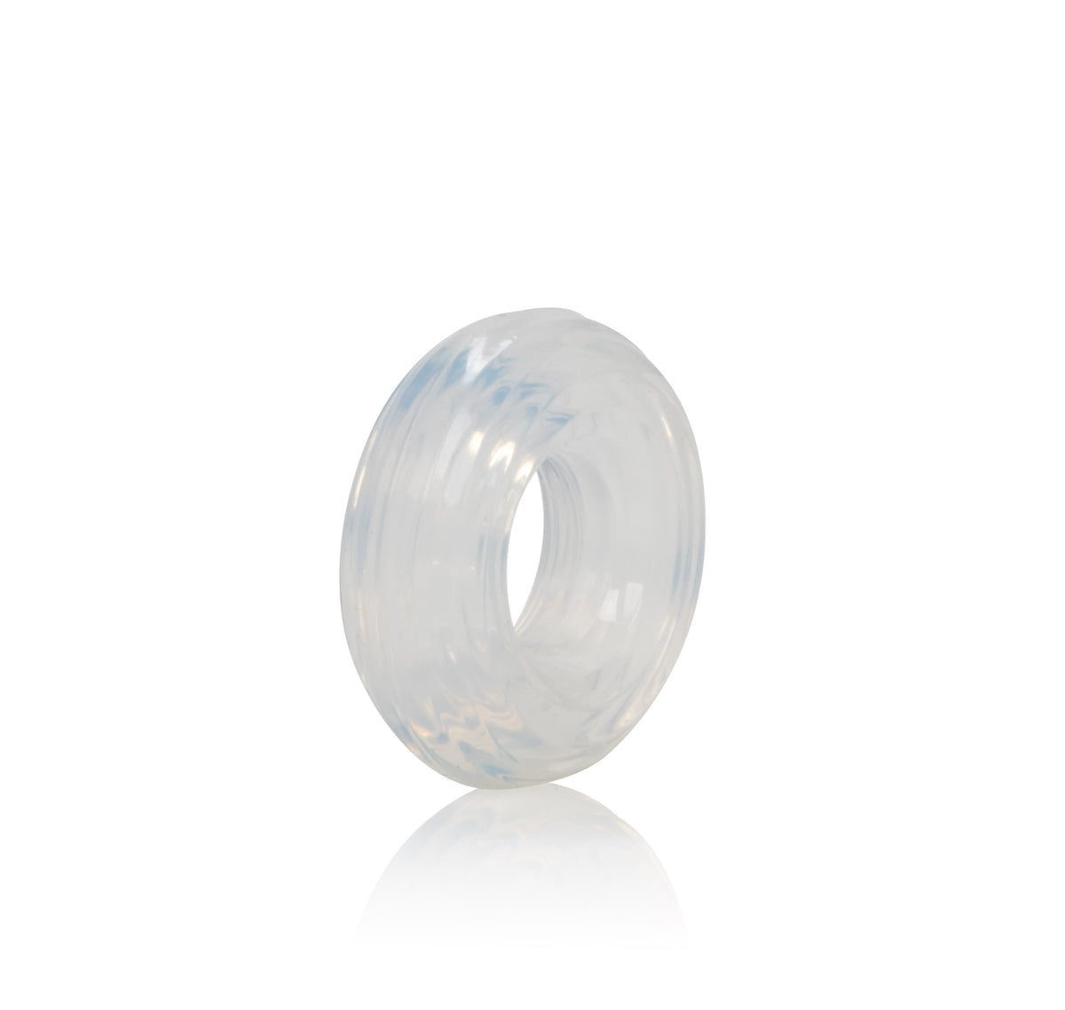 Premium Silicone Ring Medium Clear Stretchy Support Ring > Cock Ring > Single