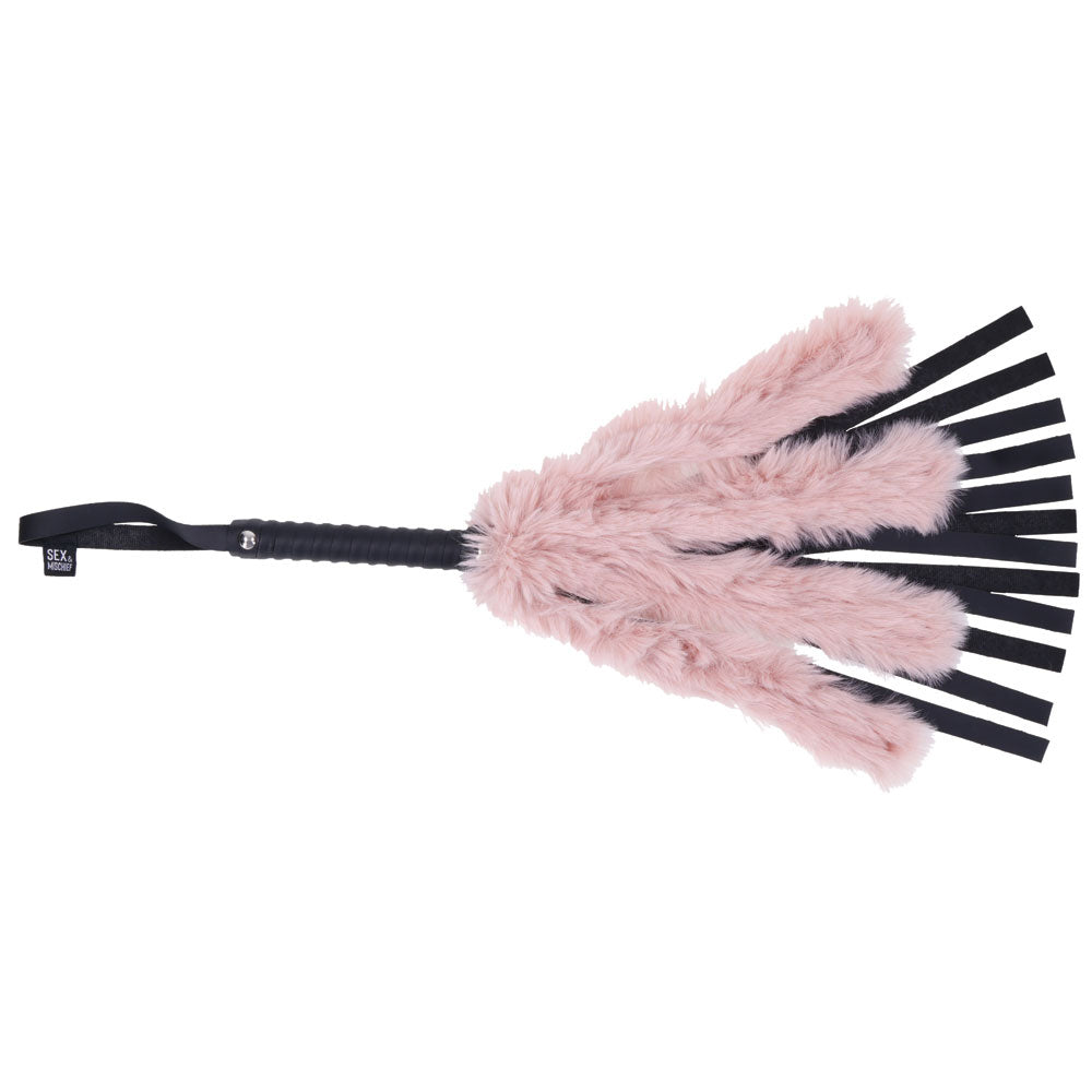 Sex & Mischief Brat Faux Fur Flogger 49.5 cm Long Whips & Paddles