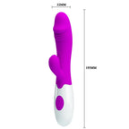 Pretty Love Snappy – 30 Function Silicone Dual Rabbit Vibrator 19.5cm overall Length > Vibrators > Ladies > Rabbit