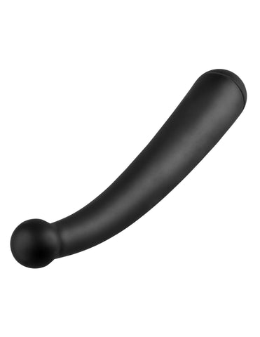 Anal Fantasy Collection Vibrating Curve 7 Inch Anal Vibrator Black Butt Plugs - Vibrating