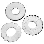 Oxballs Bonemaker (Black) Cockring 3 Pack – Durable Cockring Set > Cock Ring > Sets