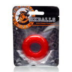 Oxballs Do-Nut 2 Jelly Cockring with Flat Inner Chamber Red > Cock Ring > Single