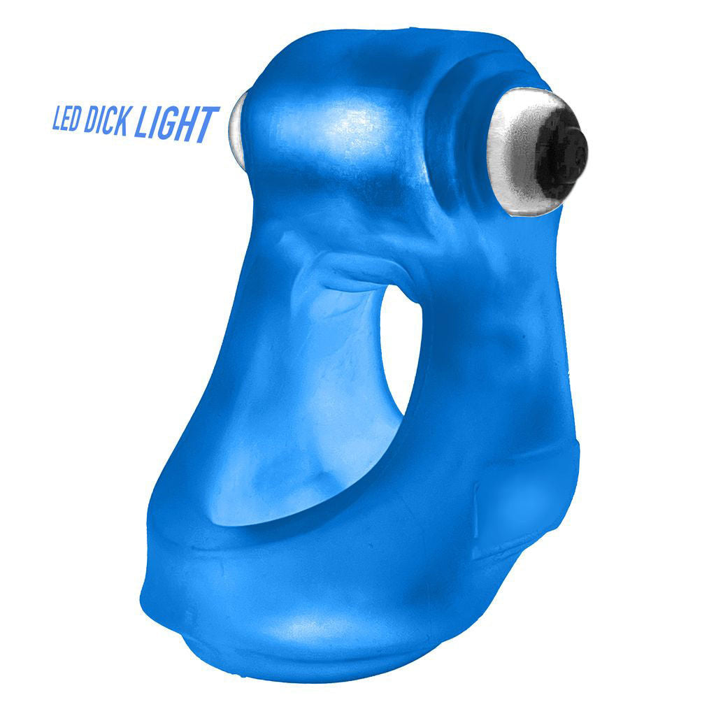 Oxballs Glowsling LED Cocksling in Blue Ice for Men COCK RINGS Sling