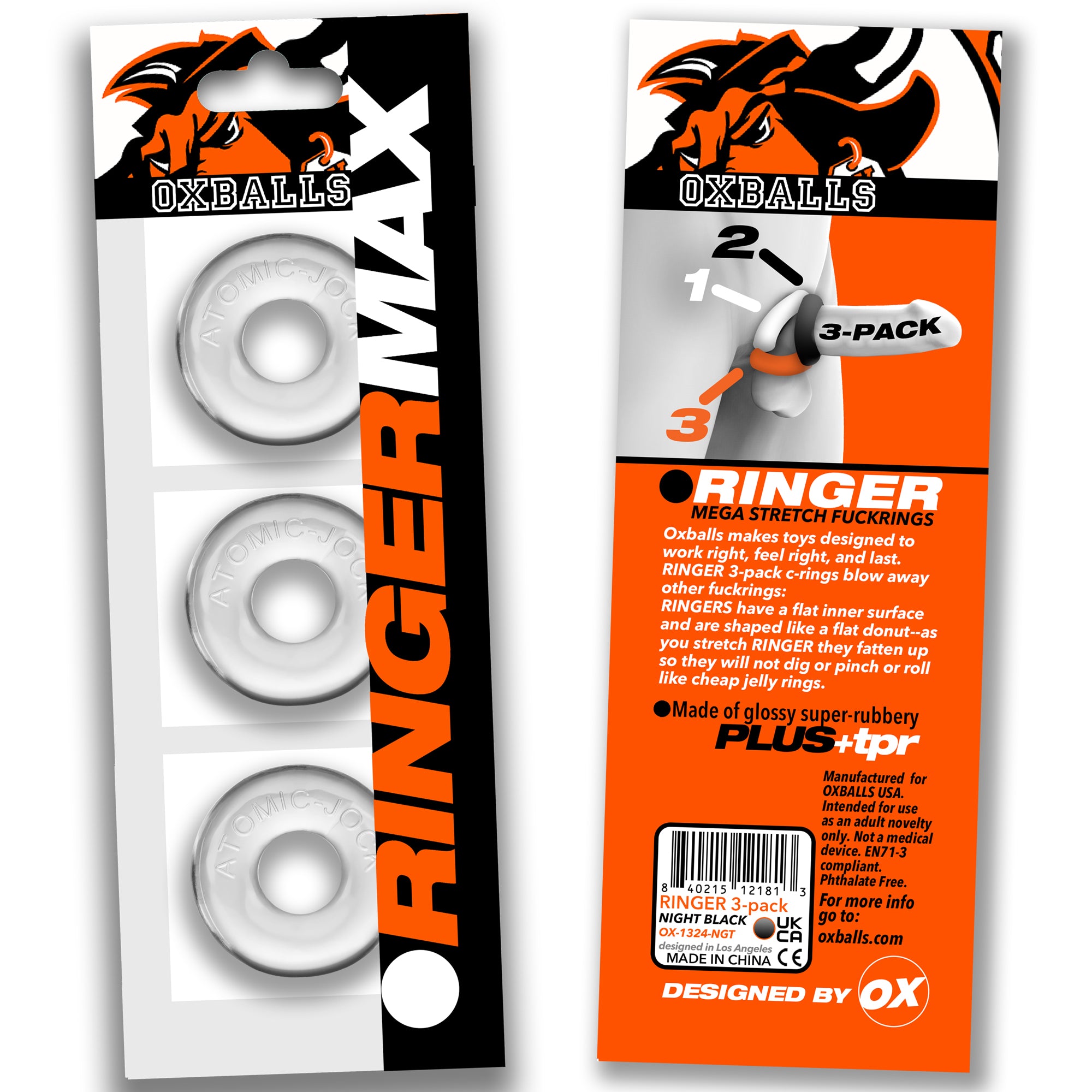 Oxballs Ringer Max 3 Pack Clear Secondary image