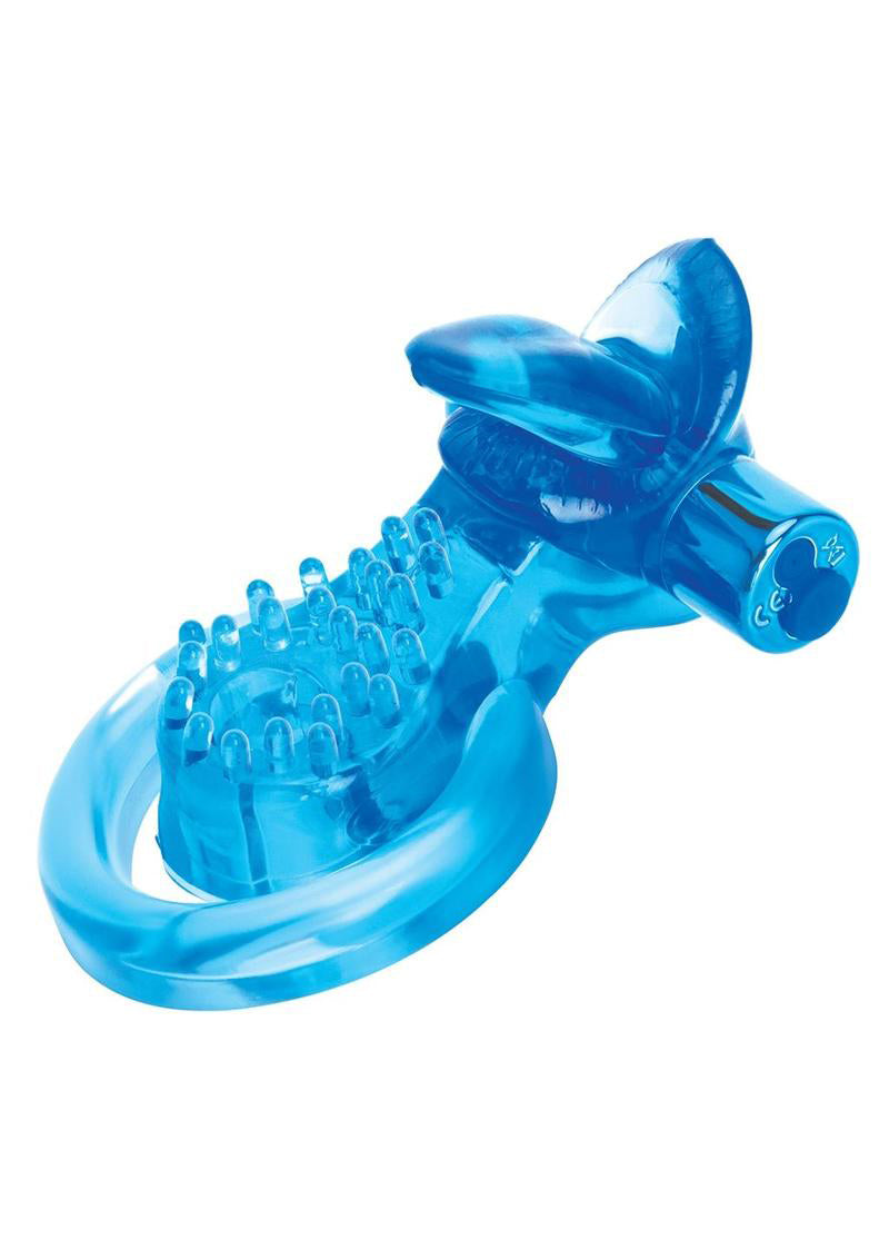 Bodywand Duo Ring with Clit Tickler > Cock Ring > Vibrating