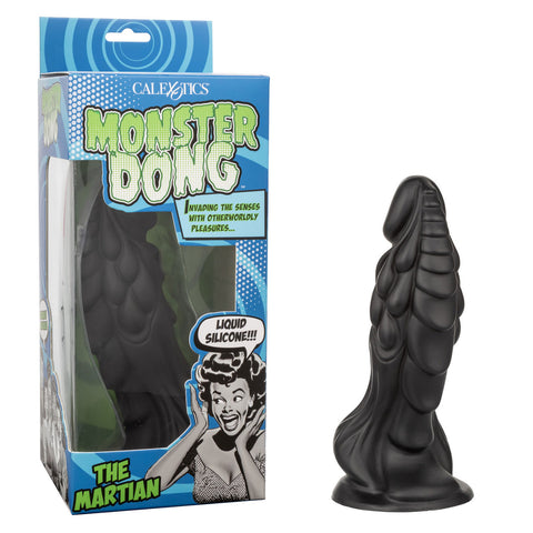 Monster Dong The Martian 7.75 Inch Black Bendable Dildo Dongs Big