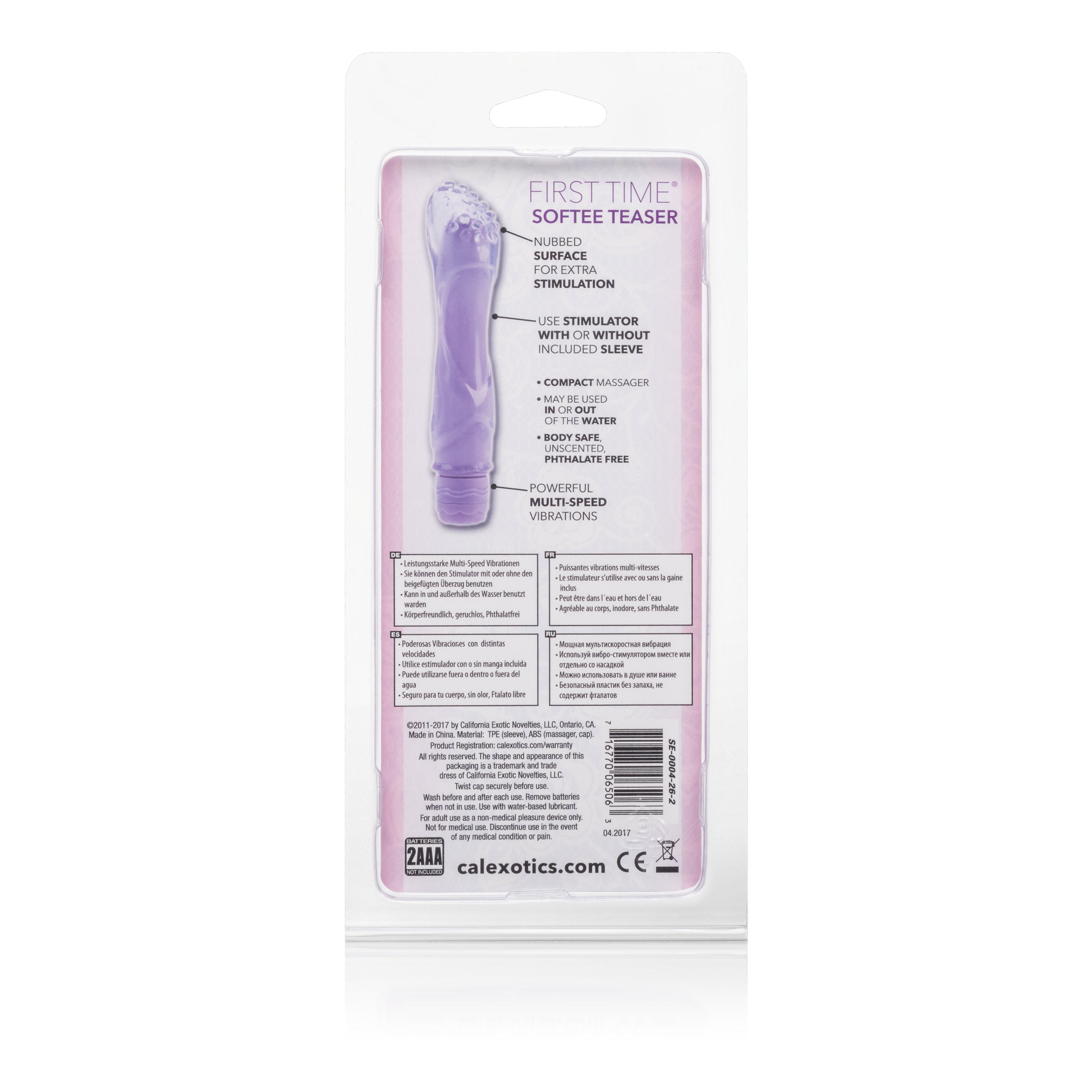 First Time Softee Teaser Pink Discreet G-Spot Vibrator Sleeve Vibrators
