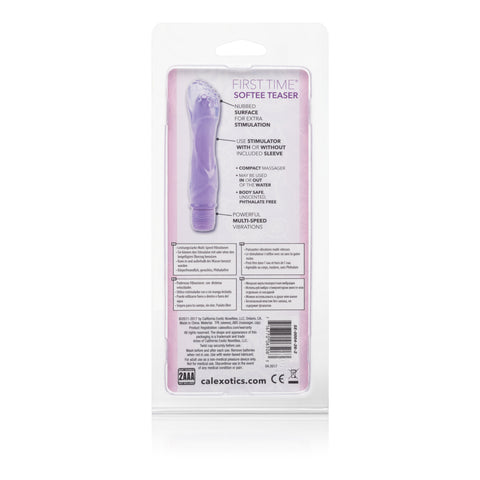 First Time Softee Teaser Pink Discreet G-Spot Vibrator Sleeve Vibrators