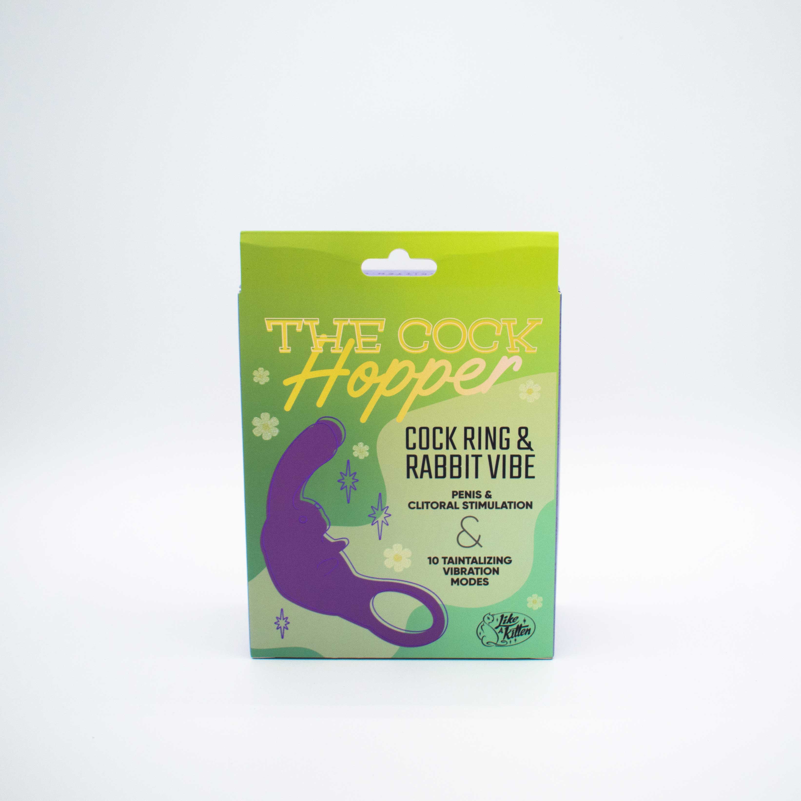Cock Hopper Vibrating Cock Ring with Rabbit Bullet Stimulator > Sex Toys > Couples Toys