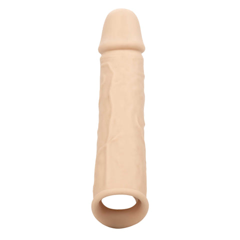 Performance Maxx Life-Like Extension 8 Inch Ivory with Scrotum Strap and Thick Sleeve for Enhanced Pleasure SLEEVES