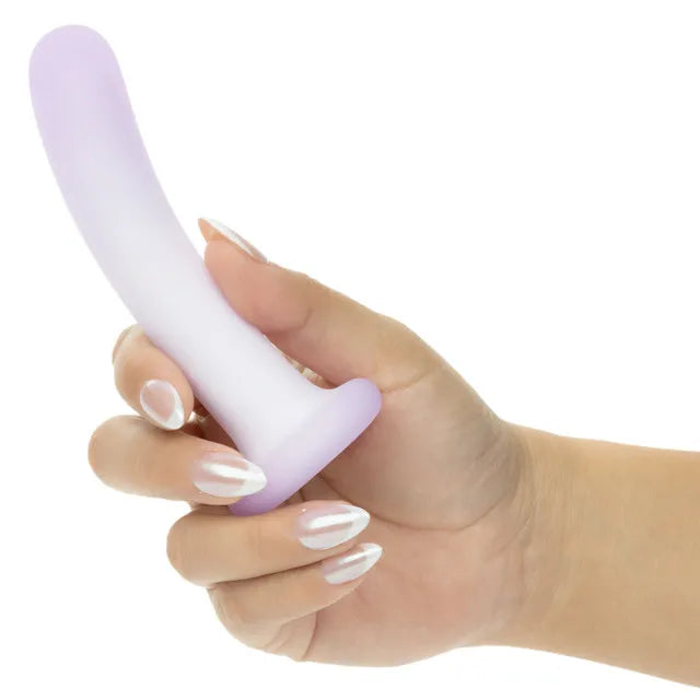 Lavender Haze Slender Curved Probe (Purple) – 4.5" Waterproof Curved Vibrator > Dildos > Neutral Dildos