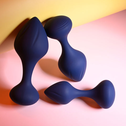 Playboy Pleasure Tail Trainer Butt Plugs Set of 3 Sizes > Anal Range > Butt Plug Kits
