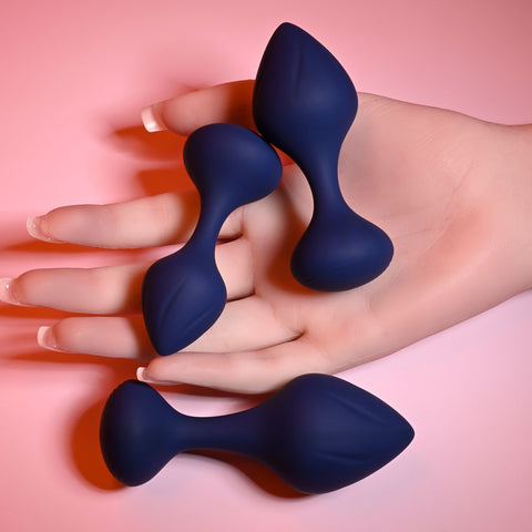 Playboy Pleasure Tail Trainer Butt Plugs Set of 3 Sizes > Anal Range > Butt Plug Kits
