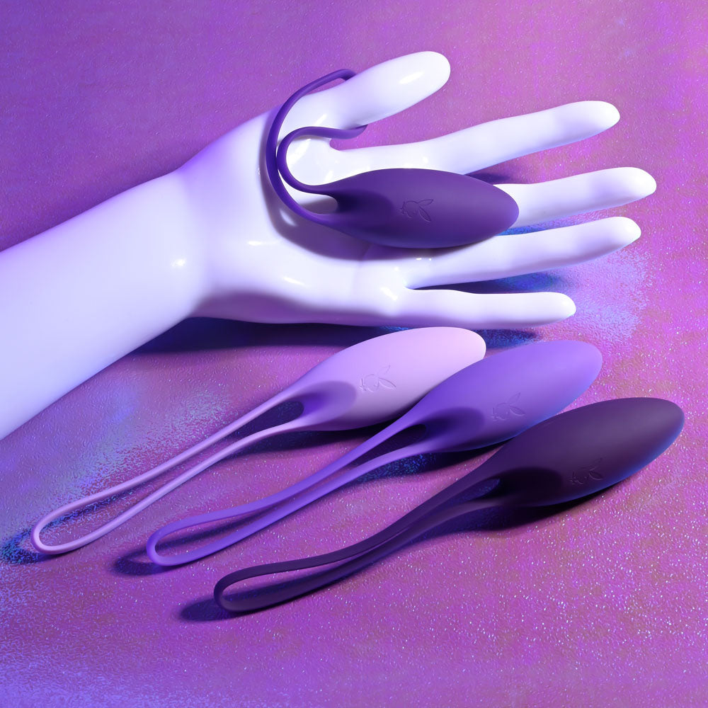 Playboy Pleasure PUT IN WORK Kegel Ball Set for Strength > Sex Toys For Ladies > Kegel Exercise