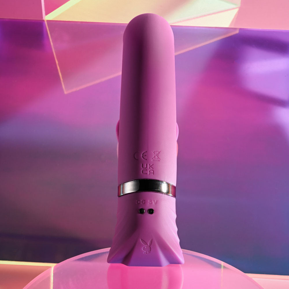 Playboy Pleasure TAP THAT 16.5cm G-Spot Vibrator with Tapping Action > Vibrators > Ladies > Rabbit Multi