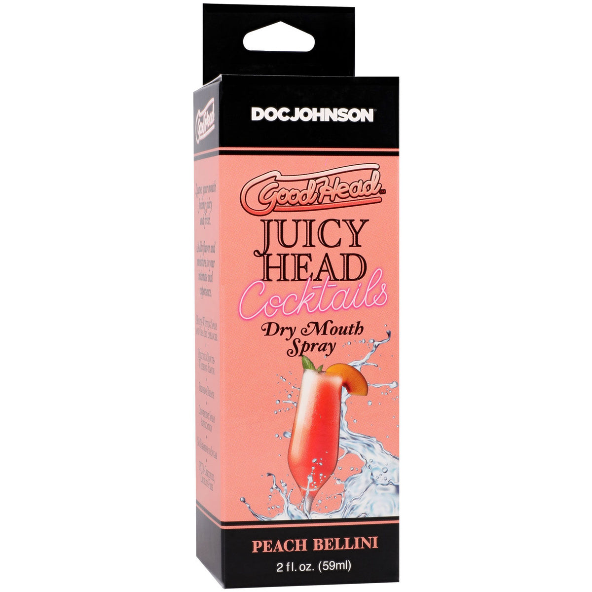 Goodhead Juicy Head Peach Bellini – Dry Mouth Spray 2oz Default Title > Lube > Oral Gels & Sprays