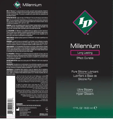ID Millennium Silicone Lubricant 17 Oz – Long-Lasting Silicone Lubricant Default Title > Lube > Silicone