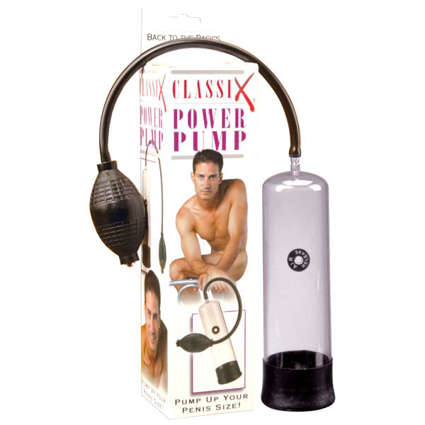 Classix Power Pump for Size and Thickness Enhancement Black PUMPS