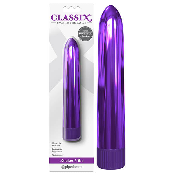 Classix Metallic Rocket Vibe – 7 Inch Vibrator > Vibrators > Standard Vibrators