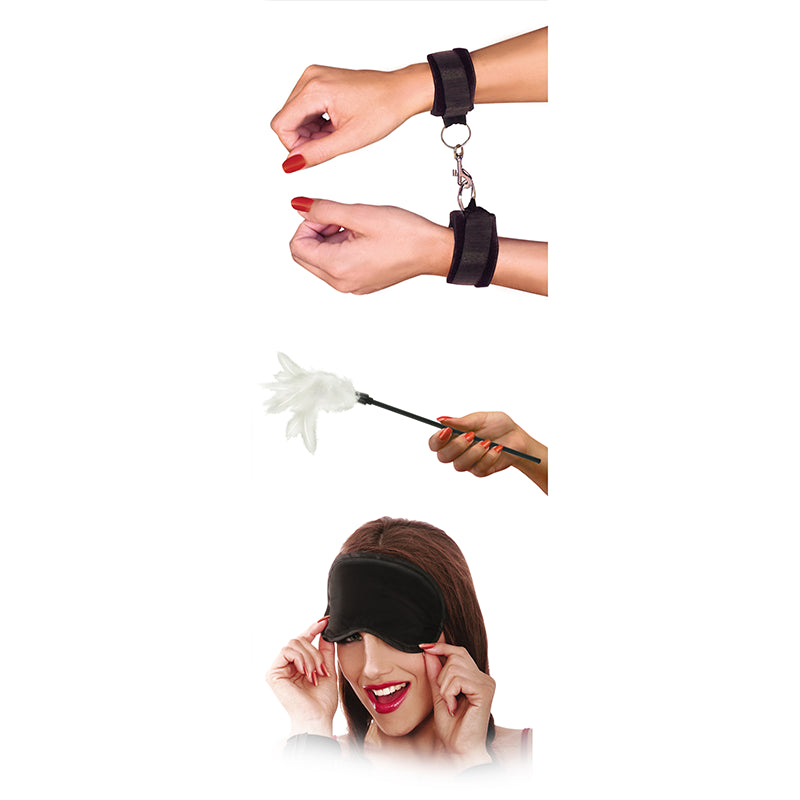 Fetish Fantasy Series Sensual Seduction Kit Three Piece Set Restraints