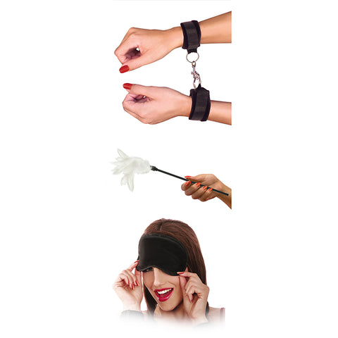 Fetish Fantasy Series Sensual Seduction Kit Three Piece Set Restraints