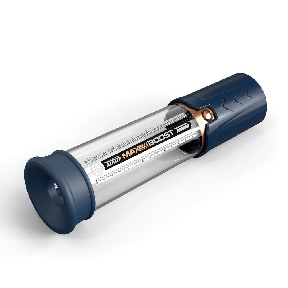 Pump Worx Max Boost Penis Pump in Blue PUMPS Male Electric