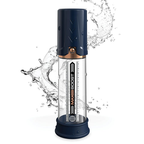 Pump Worx Max Boost Penis Pump in Blue PUMPS Male Electric