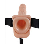 Fetish Fantasy Series 7 Inch Hollow Strap-On with Balls – Strap-On > Dildos > Hollow Strap Ons
