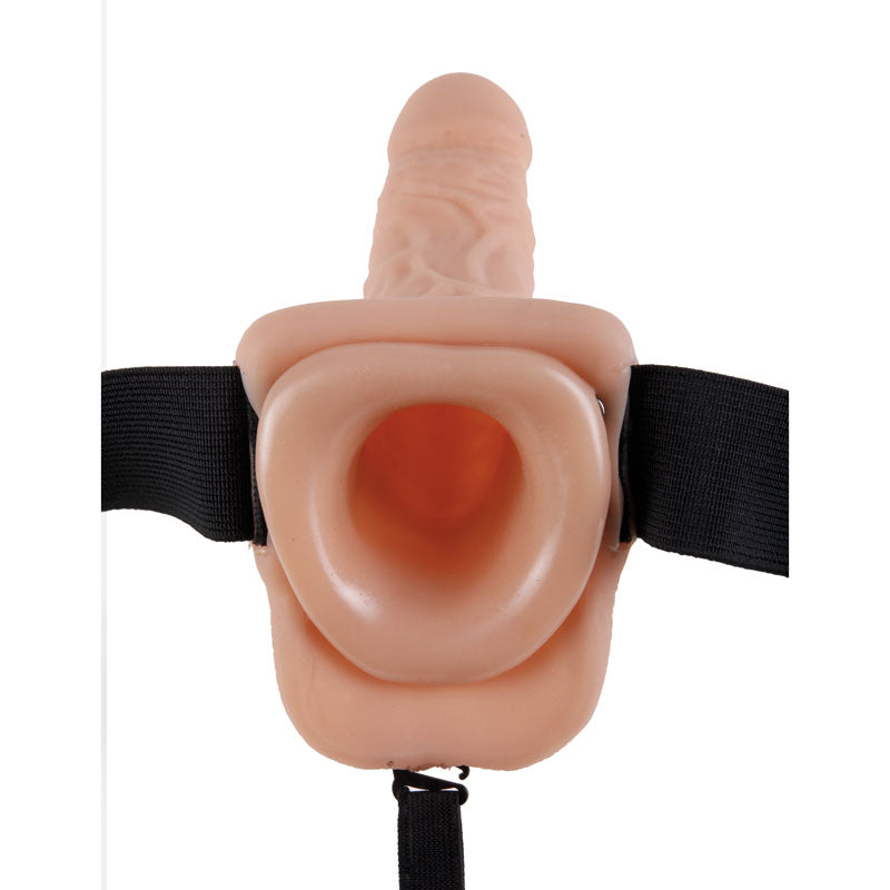 Fetish Fantasy Series 7 Inch Hollow Strap-On with Balls – Strap-On > Dildos > Hollow Strap Ons