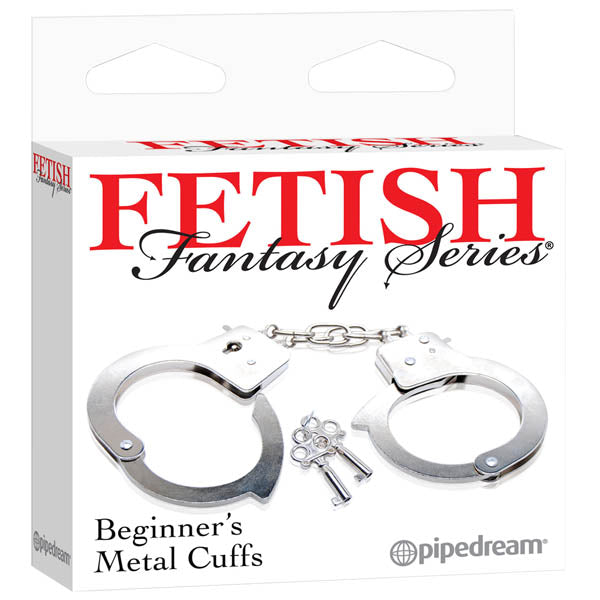 Fetish Fantasy Series Beginner's Metal Cuffs – Sturdy Restraint Accessory > Bondage Gear > Handcuffs