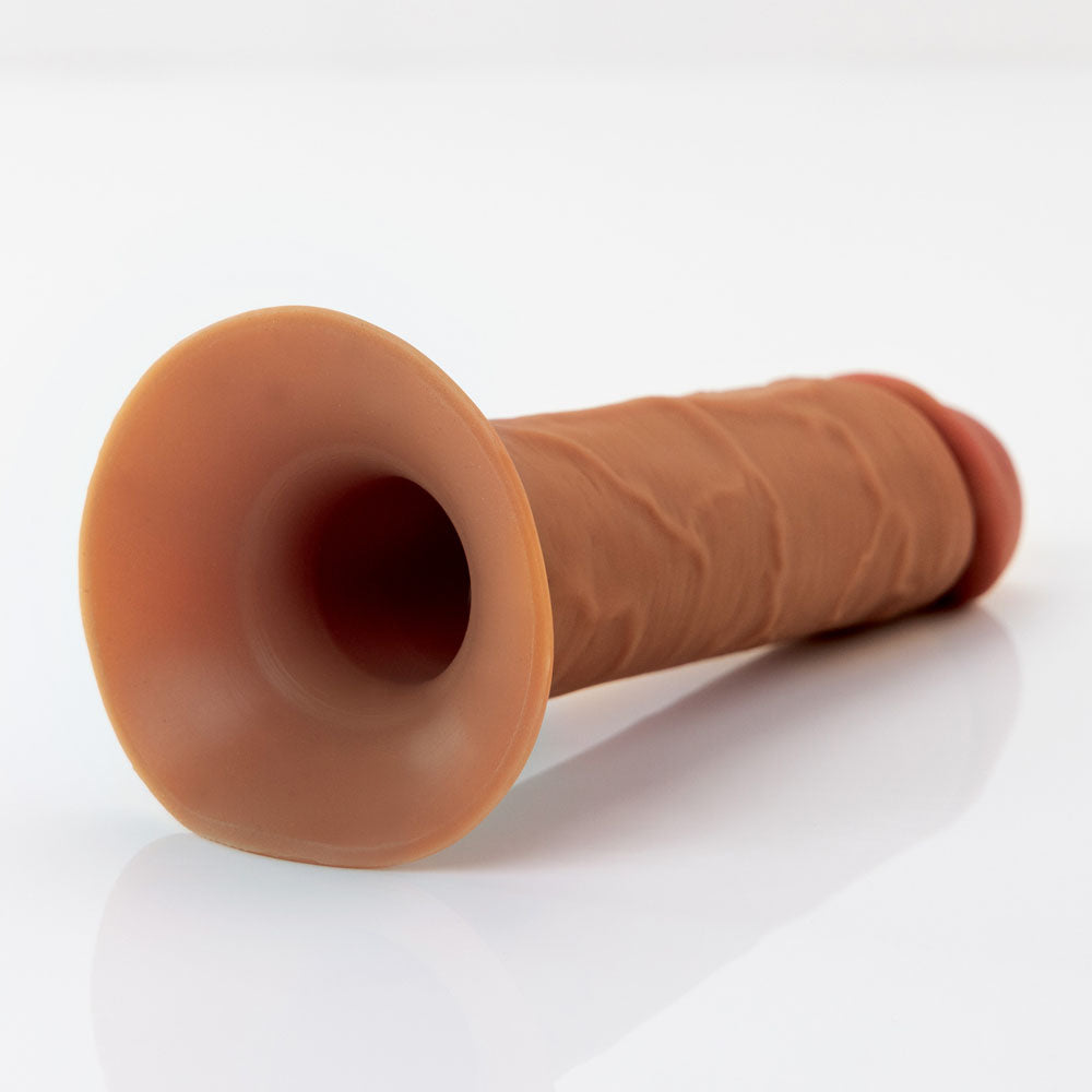 FX Elite 6 Inch Silicone Hollow Strap On Tan > Dildos > Hollow Strap Ons