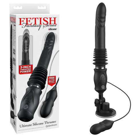 FFS Ultimate Silicone Thruster Black DONGS Thrusting