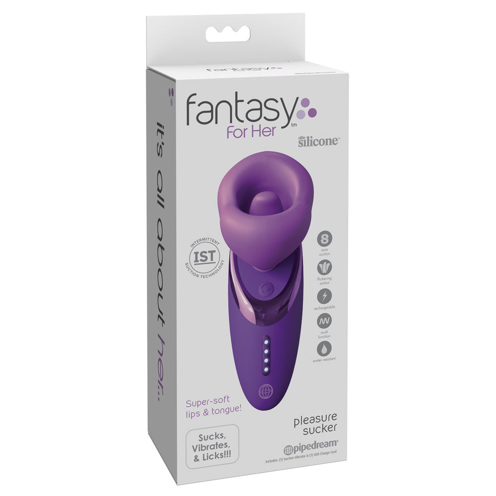 Fantasy for Her Pleasure Sucker Sucking Licking and Vibrating Stimulator Air Pulsation