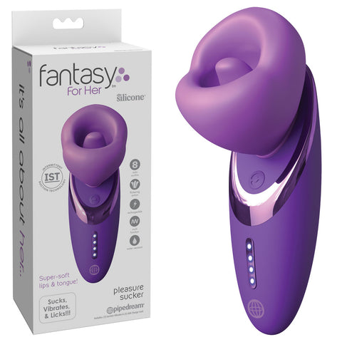 Fantasy for Her Pleasure Sucker Sucking Licking and Vibrating Stimulator Air Pulsation