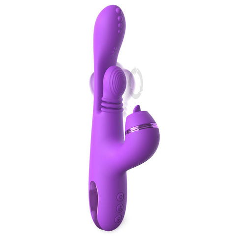 Fantasy For Her IntiMotion Pulse Pro 24 cm Swirling and Flicking Rabbit Vibrator VIBRATORS-RABBIT-MULTI